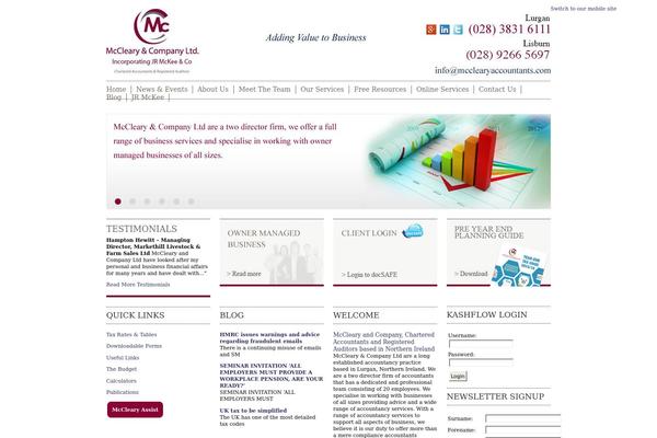 Default theme site design template sample