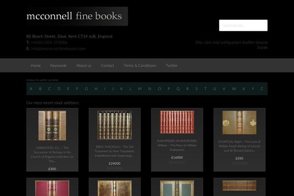 Bookshop theme site design template sample