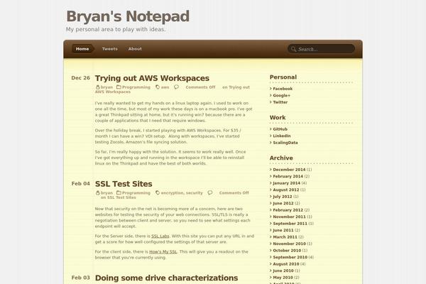 Notepad Theme theme site design template sample