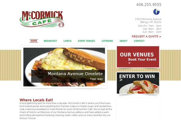 mccormickcafe.com site used Mccormick