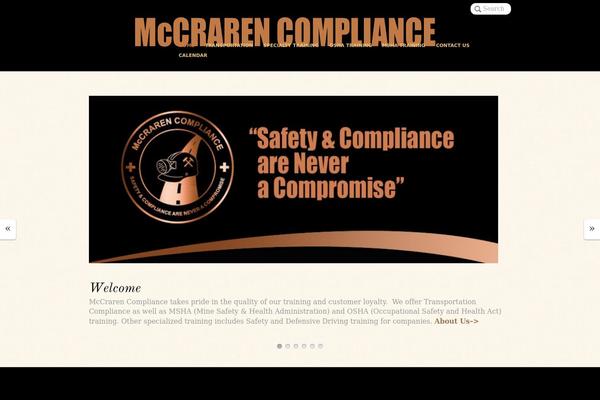 mccrarencompliance.com site used Agency Theme