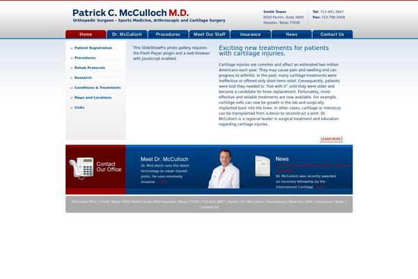 mccullochmd.com site used Mccullochmd