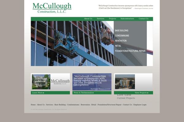 mccullough-construction.com site used Mccullough