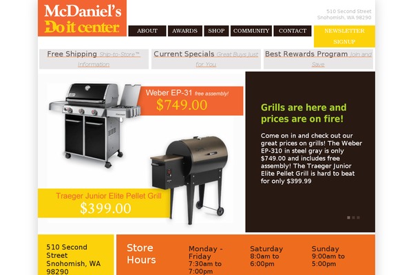 mcdanielsdoitcenter.com site used Mcdaniels