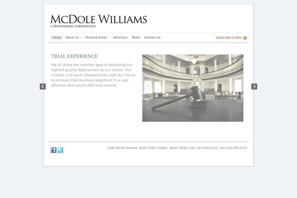 WordPress website example screenshot