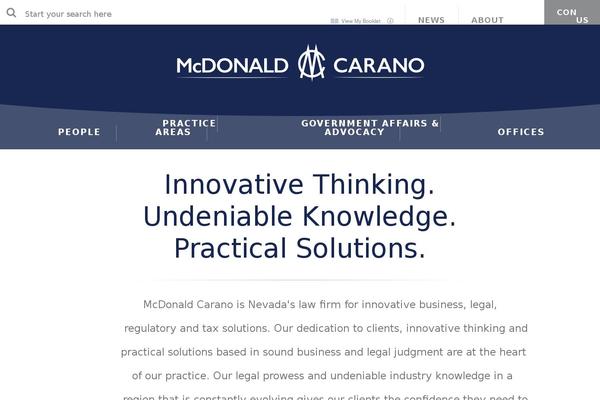 mcdonaldcarano.com site used Kps3-mcdonaldcarano