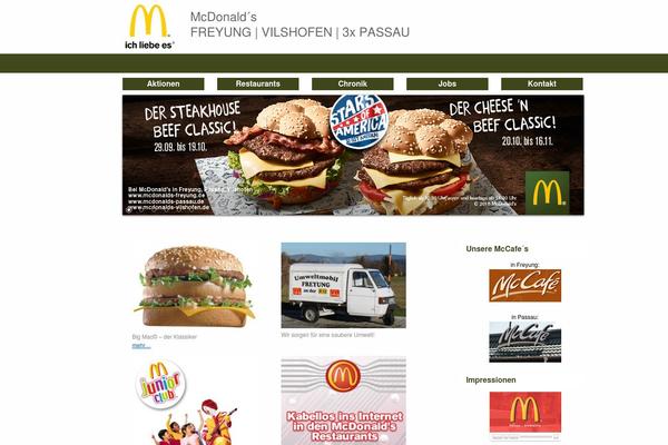 WordPress website example screenshot