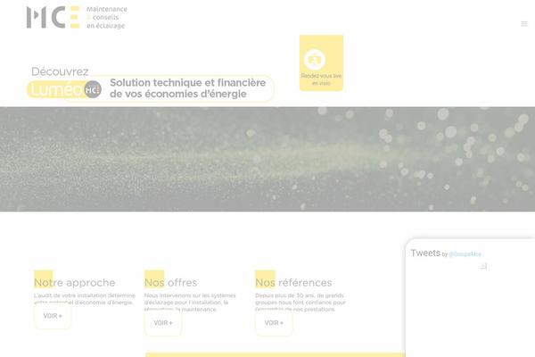 Revolution theme site design template sample