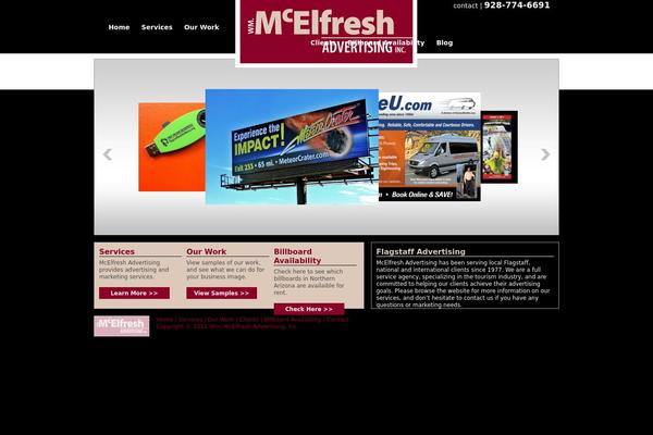 mcelfreshadvertising.com site used Mcelfresh