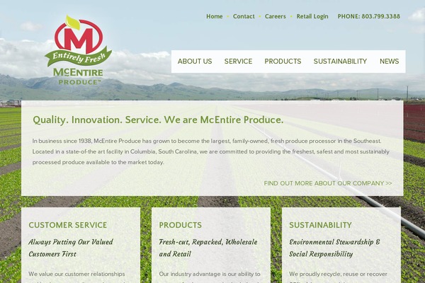 mcentireproduce.com site used Mcentireproduce