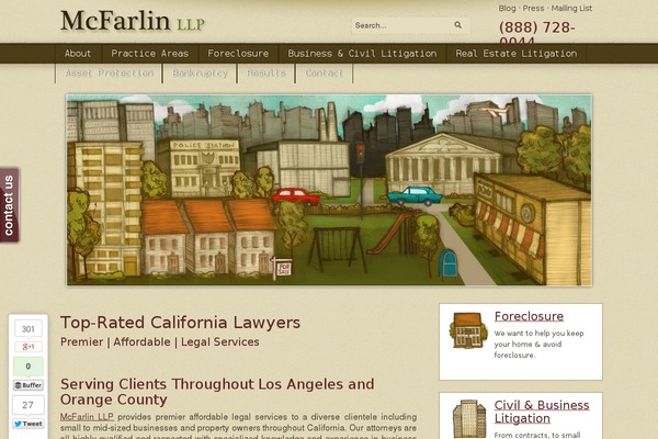 mcfarlinlaw.com site used Mcfarlin