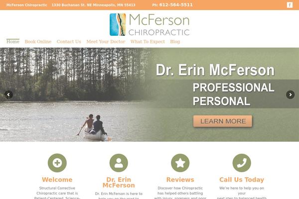WordPress website example screenshot