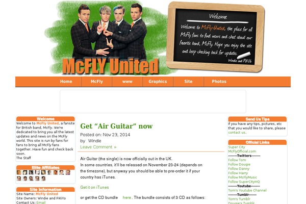 mcfly-united.com site used Ten
