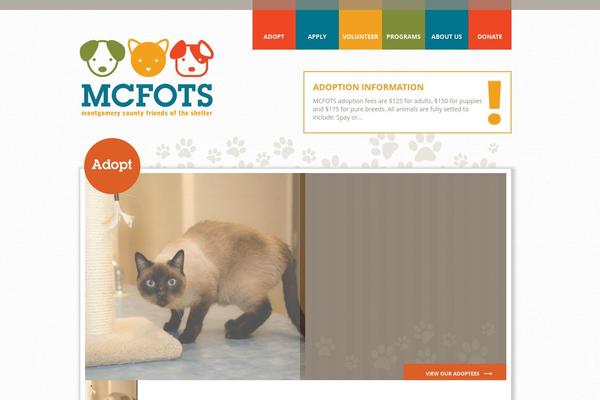 mcfots.org site used Mcfots-theme