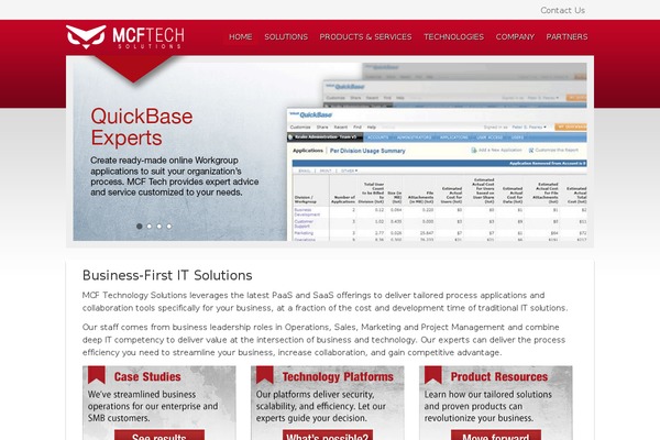 mcftech.com site used Mcftech