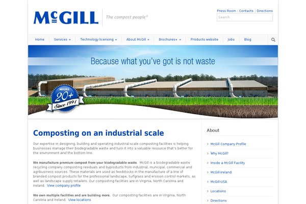 mcgillcompost.com site used Mcgill