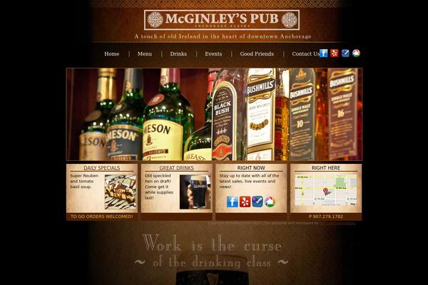 Mcg theme site design template sample