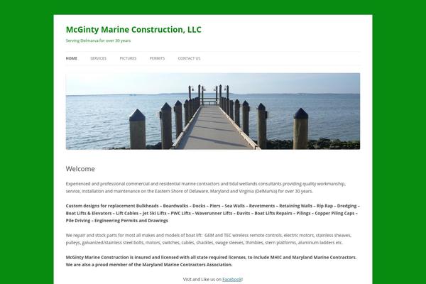 WordPress website example screenshot