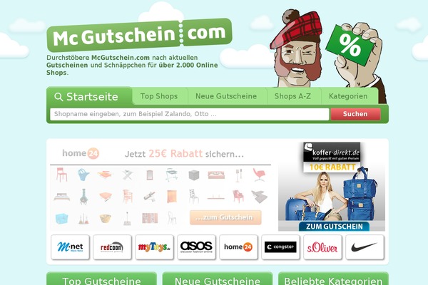 mcgutschein.com site used Mcgutschein