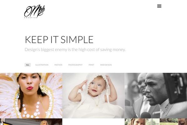 Mellow theme site design template sample