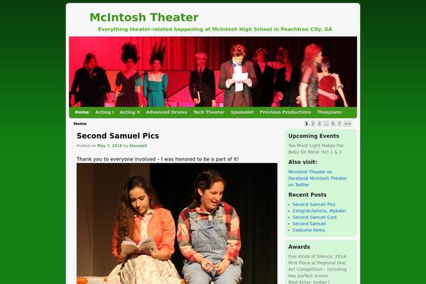 mcintoshtheater.org site used Aspen