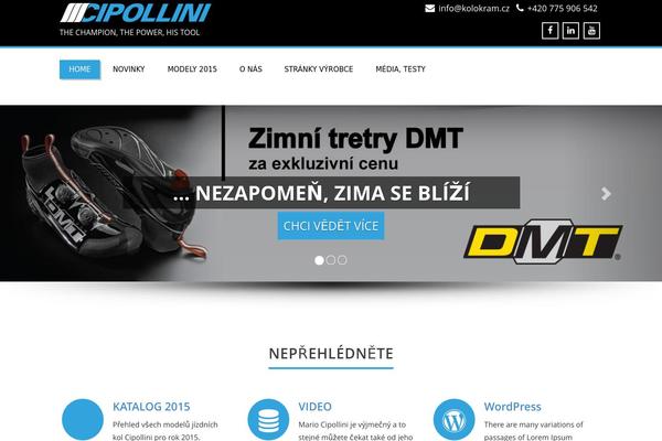 mcipollini.cz site used Enigma