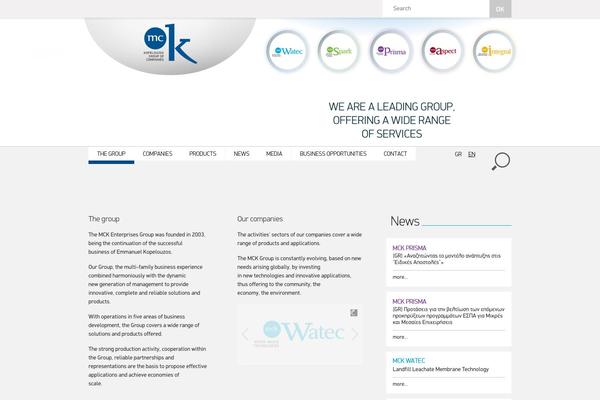 mck.gr site used Mck_theme