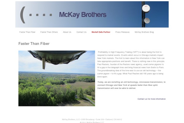 Mckay theme site design template sample