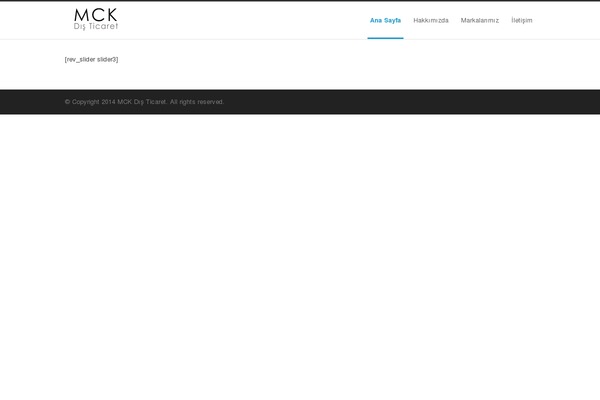 mckdisticaret.com site used Inovado