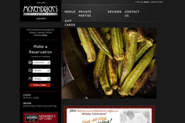 mckendricks.com site used Tenderloin