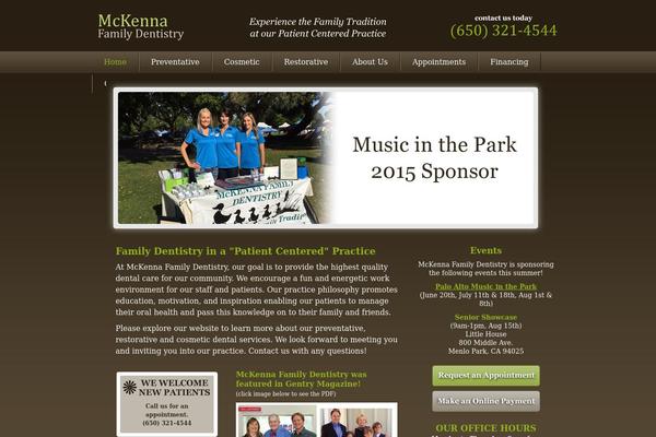 mckennafamilydentistry.com site used Mckenna