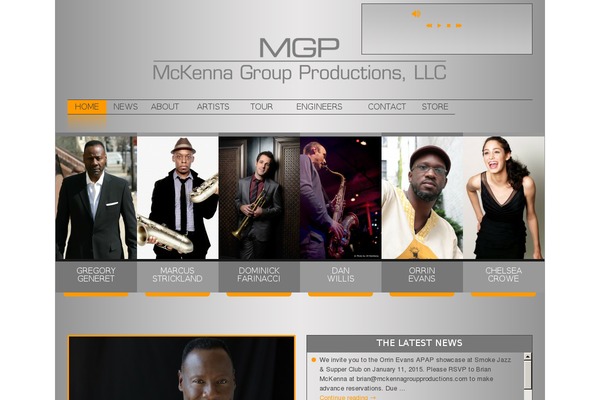 mckennagroupproductions.com site used Mgp2012