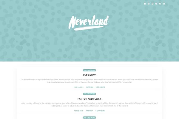 mcky.com site used Gt3-wp-neverland