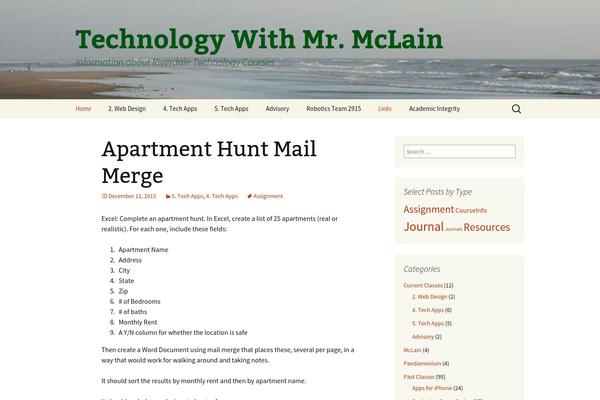 WordPress website example screenshot