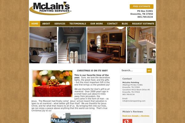 WordPress website example screenshot