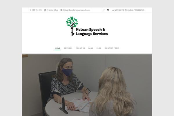 mcleanspeech.com site used Highend