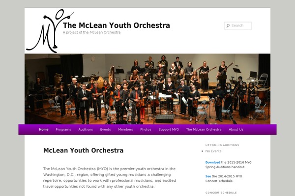 mcleanyouthorchestra.org site used Education-insight