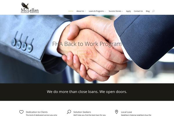 Divi theme site design template sample