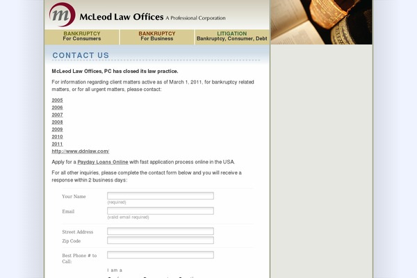 mcleodlawoffices.com site used Mcleod