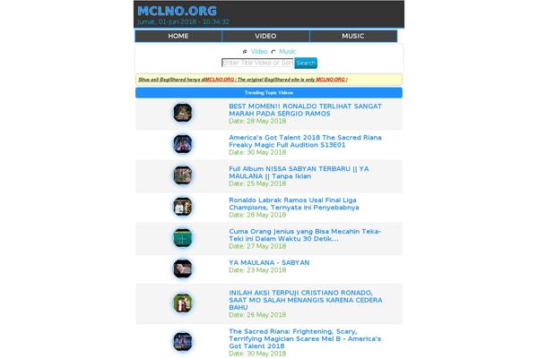 mclno.org site used Amplify