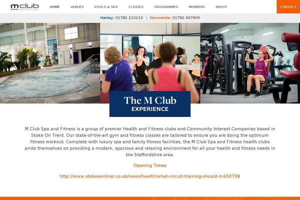 mclubspaandfitness.co.uk site used Mclub