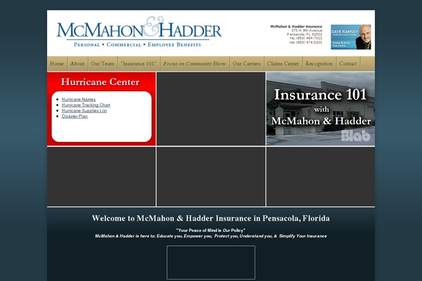 mcmahoninsurance.com site used Mcmahon