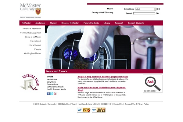 mcmaster.ca site used Child-mcmaster