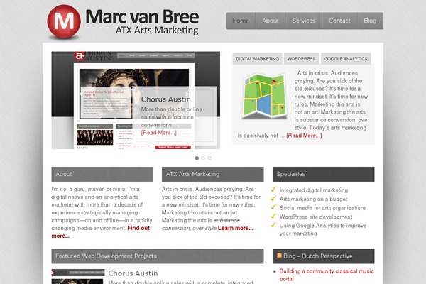 mcmvanbree.com site used Parallax Pro