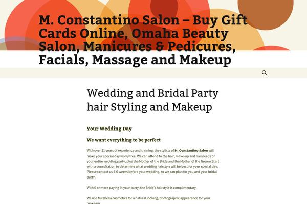 WordPress website example screenshot