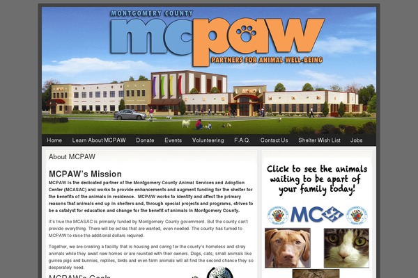 mcpaw.org site used Sangpress