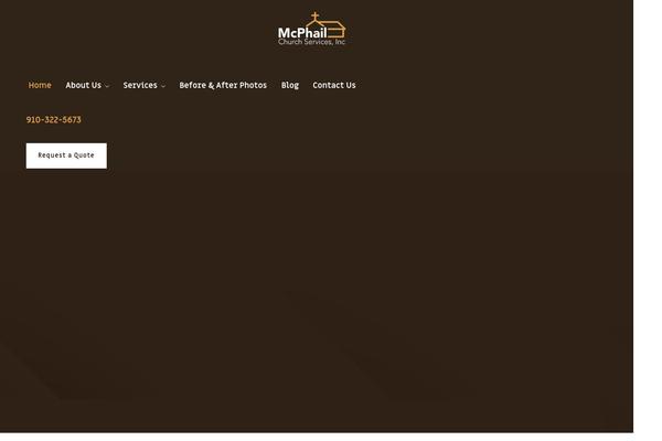 mcphailchurchservices.com site used Buildguy