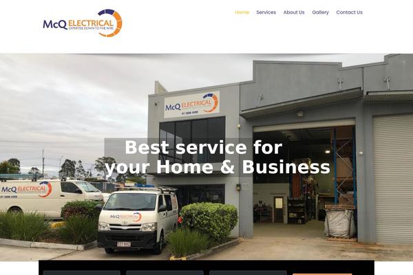 mcqelectrical.com.au site used Techbuga