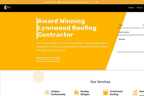 WordPress website example screenshot