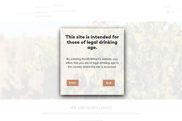 mcwilliamswine.com site used Mcwilliams